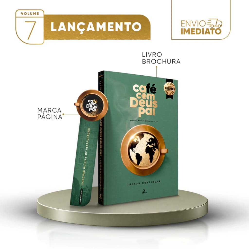 Café com Deus Pai vol.7 (brochura) | porções diárias de restauração